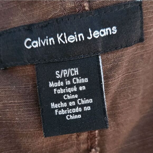 Calvin Klein Jeans brown jacket - Size Small - Picture 2 of 10